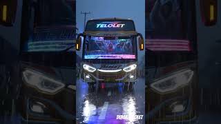 Download lagu Om telolet om! Bus TELOLET Futuristik Tembus Hujan Malam! 🚍🌧️✨' mp3