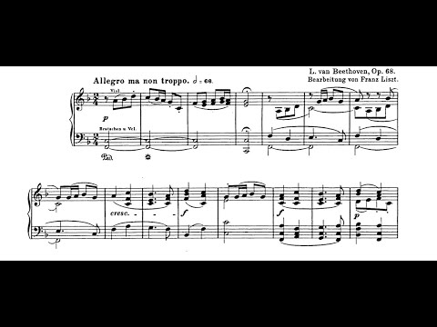 Beethoven-Liszt - Symphony 6 (I. Allegro ma non troppo) - Cyprien Katsaris Piano
