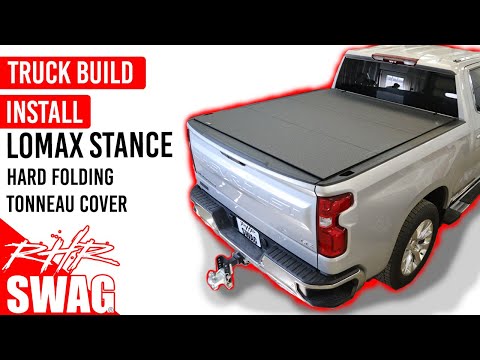 Lomax Stance Hard Folding Tonneau Cover Install - 2021 Chevy Silverado Truck Build - RHRSwag