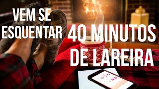 [40 minutos de fogueira QUEIMANDO] Som maravilhoso para dormir e se concentrar, relaxar nesse frio.