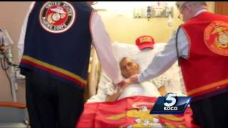 Dying Marine veteran gets one last wish
