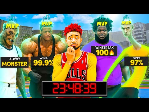 I played vs EVERY PARK MVP for 24 Hours Straight! *Unlimited 5x VC + REP*