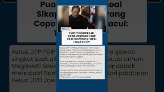 Puan Irit Bicara saat Jawab soal Sikap Megawati yang Mendadak Copot Bambang Pacul Tanya ke DPP