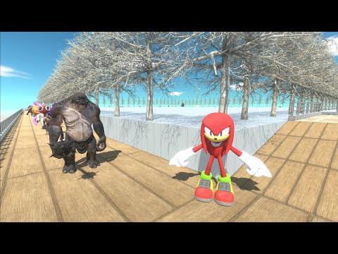 KNUCKLES DEATH RUN - Animal Revolt Battle Simulator
