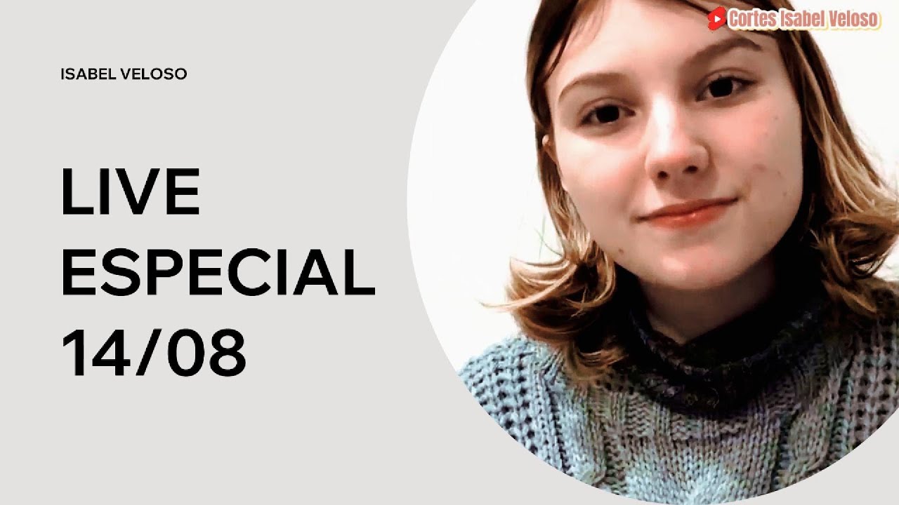 LIVE 14/08 | ISABEL VELOSO | GRAVIDEZ | VIVENDO com câncer em cuidados paliativos