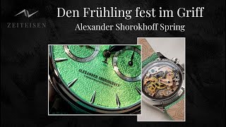 Review des wunderschönen Alexander Shorokhoff Spring Chronographen - AS.LCD-SPR