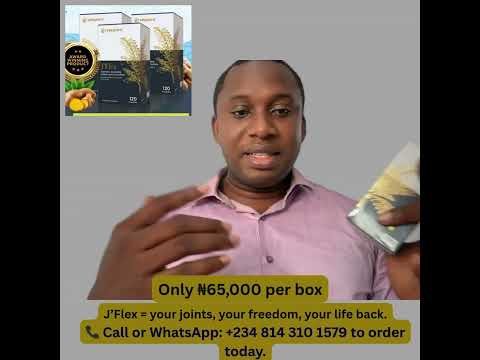 J’Flex – Say Goodbye to Joint Pain | Natural Relief for Arthritis, Back Pain & Stiff Knees