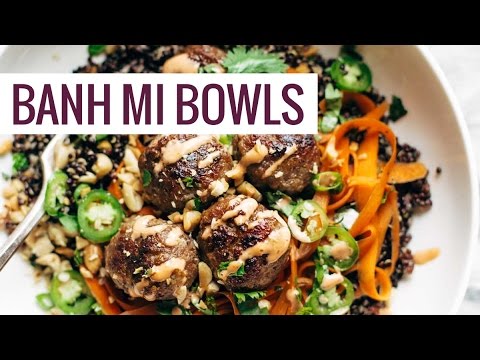 Lemongrass Meatball Bowls