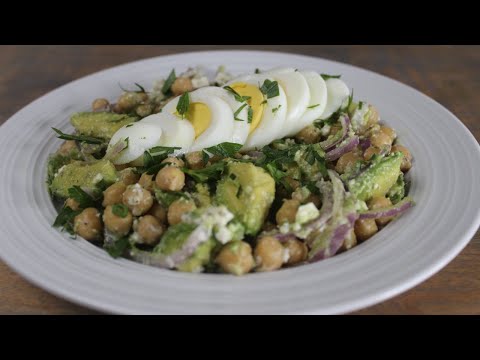 Chickpea Avocado Salad! ~Tasty & Quick Recipes