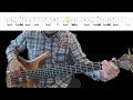 Gloria Gaynor - I Will Survive Bass Cover with Playalong Tabs in Video