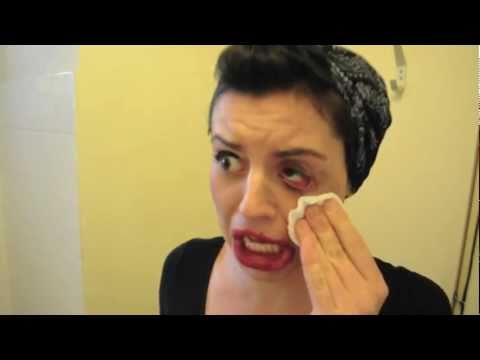 Not Your Typical 'Perfect' Pin Up Make Up Tutorial