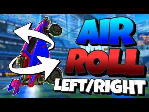 Learn and master the AIR ROLL Left in Rocket League! | Tips and Tricks Tutorial