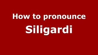 How to pronounce Siligardi