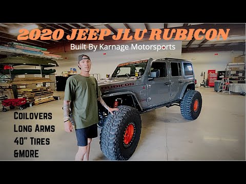 BADA$$ KARNAGE BUILT JEEP JL RUBICON - Coilovers, 40s, Long Arms & More