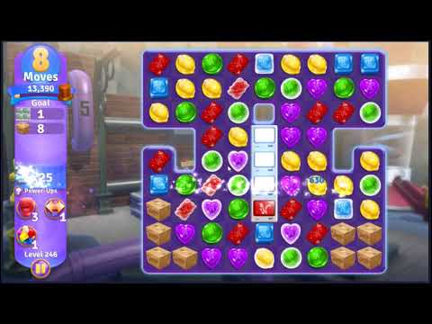 Willy Wonkas Sweet Adventure Level 246 - NO BOOSTERS 🍫 | SKILLGAMING ✔️