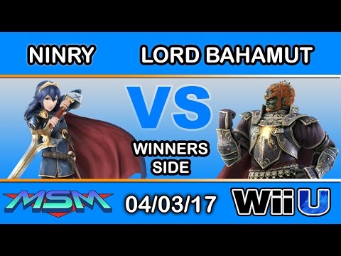 MSM 92 - Ninry (Lucina) Vs. Lord Bahamut (Ganondorf) Winners Side - Smash Wii U