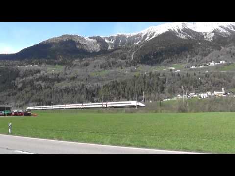 IL TRANSITO DELL' ETR 610 SBB A AMBRI-PIOTTA.(CH) 25 - 4 - 2016