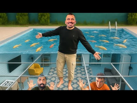 SUYUN ALTINA GERÇEK EV YAPTIK!! 