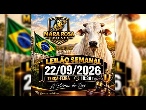 MARA ROSA LEILÕES - GOIÁS - LEILÃO DE GADO DE CORTE 22/09/2026