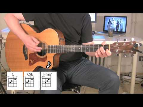 Use Somebody - Acoustic Guitar with original vocal track by Kings of Leon