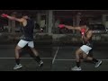 Shadow boxing at night | Training | Amateur | No days off