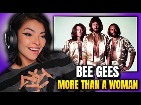 I CAN'T STOP DANCING!!! | First Time Reaction to Bee Gees - "More Than A Woman"