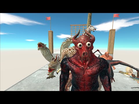 DINOSAUR RACE 19 - PART 2(all units race) - Animal Revolt Battle Simulator