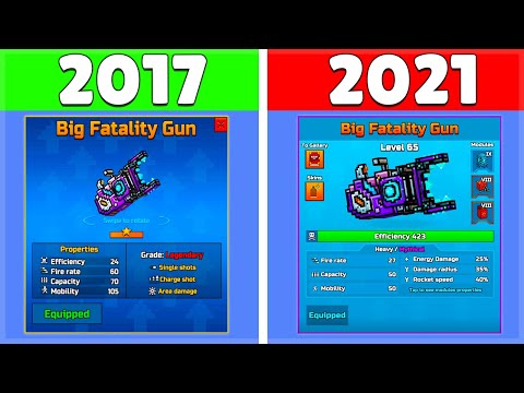 I MAXED Out The OG Big Fatality Gun From 2017... (Pixel Gun 3D)