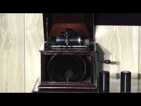 Edison blue amberol cylinder 2036 - Gold & Silver Waltz by National Promenade Band