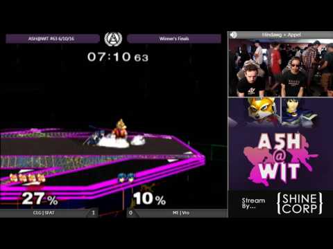 CLG | SFAT (Fox) vs. ME | Vro (Marth) - ASH@WIT #63 Melee Winner's Finals