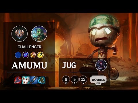 Amumu Jungle vs Elise - EUNE Challenger Patch 10.8