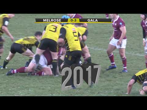 RUGBY: WAVERLEY CUP HISTORY -  2006-2018 - GALA v MELROSE ANNUAL HIGHLIGHTS
