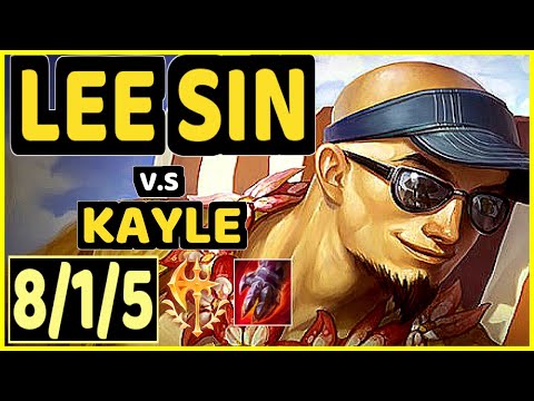 LAMABEAR (LEE SIN) vs KAYLE - 8/1/5 KDA MID CHALLENGER GAMEPLAY - EUW