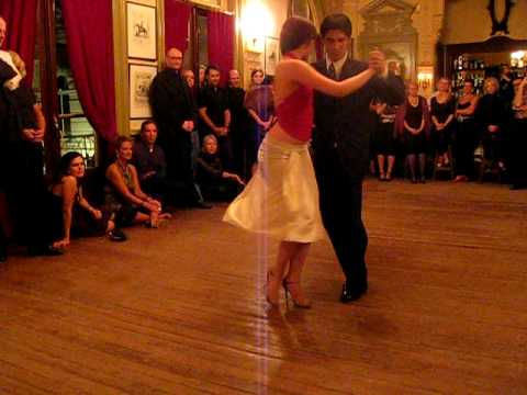  Dante Sanchez  and  Angelica Avalos  are  dancing  to  a  vals