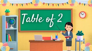 Download the video "Table of 2, multiplication of 2,2ki table,2 ✖️ 1=2,maths table"