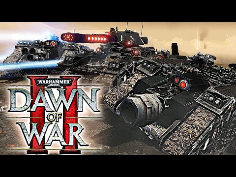 HEAVY TANKS ARMADA: Space Marines vs Orks - Astartes Mod | Warhammer 40K: Dawn of War 2: Retribution