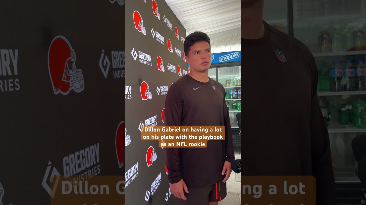 #Browns rookie QB Dillon Gabriel has a lot on his plate.