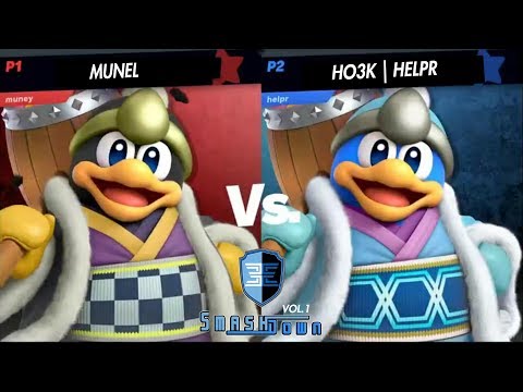 SmashDown Ultima Vol. 1 - Munel Vs. Ho3K | HelpR - Winners Semi-Finals