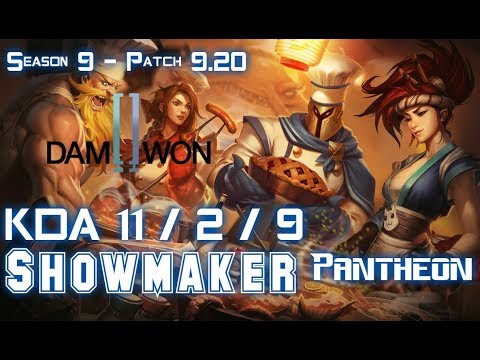 DWG Showmaker PANTHEON vs VIKTOR Mid - Patch 9.20 EUW Ranked