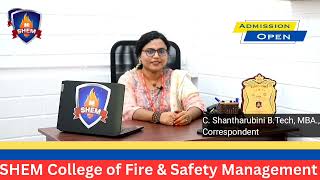 Tamilnadu Government University Approved BSc Fire & Safety Course.