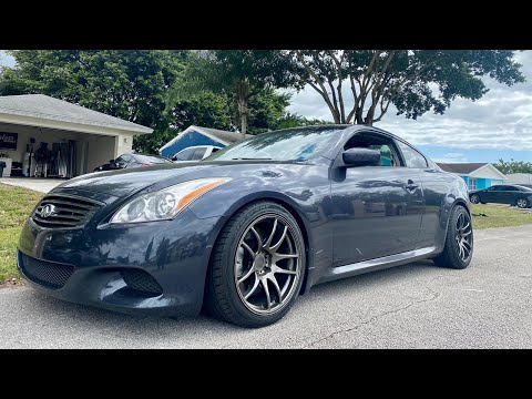 G37 gets Eibach Lowering Springs