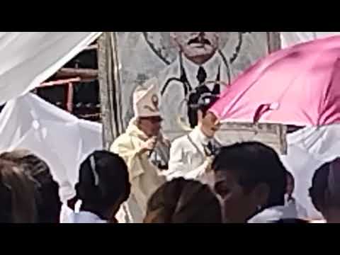 Monseñor en el Santuario de San José Gregorio Hernández Cisneros 