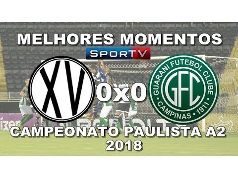 MELHORES MOMENTOS-XV DE PIRACICABA 0X0 GUARANI/CAMP.PAULISTA A2 2018
