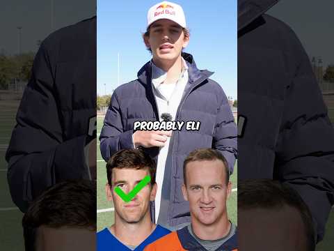 Eli vs Peyton with Arch Manning 👀🏈