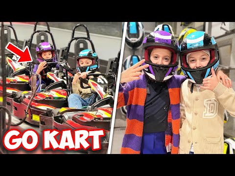 THE RACE! LET'S RACE GO KARTS FOR THE FIRST TIME!
