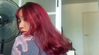 Me in cherry red hair 2022