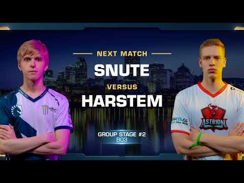 Snute vs Hartstem ZvP - Group Stage - WCS Montreal 2018 - StarCraft II