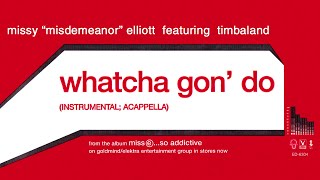 Missy Elliott - Whatcha Gon&#39; Do (feat. Timbaland) (Acapella)