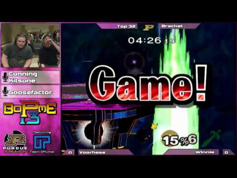 BoPME 13 - OP | Voorheese (Pikachu) vs. Winnie (Marth) Winners Round 2