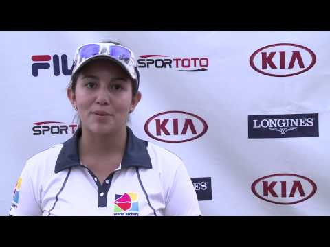 Flash Interview 2013 - Sara LOPEZ (COL) - Medellin (COL) - Archery World Cup Stage 3